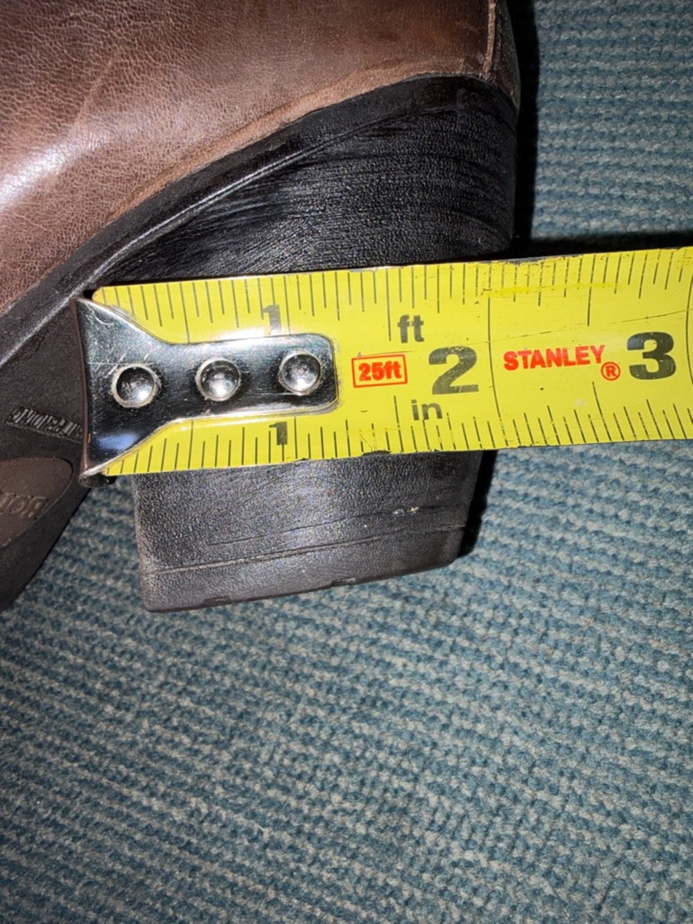 Born Brown Leather Women’s Zip Up Ankle Boots - Picture 15 of 16